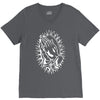 praying hands cross mary rock band baseball jersey V-Neck Tee