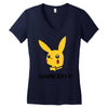 picachu gameboy Women's V-Neck T-Shirt