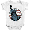 us flag 2 Baby Bodysuit