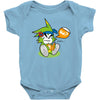 rufu  the green wolf Baby Onesie