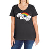 yes homo Ladies Curvy T-Shirt