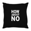 how about no Throw Pillow