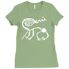 marca peru nazca lines monkey Ladies Fitted T-Shirt