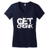 get crunk 2 Women's V-Neck T-Shirt