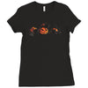 spooky kitties Ladies Fitted T-Shirt