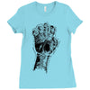 hand Ladies Fitted T-Shirt