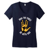 may the force be with you Women's V-Neck T-Shirt