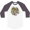 tiger roar scratch 3/4 Sleeve Shirt