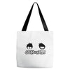 geeks vs nerds Tote Bags