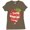 you are the apple of my eye Ladies Fitted T-Shirt