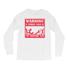 warning if zombies chase us i'm tripping you Long Sleeve Shirts