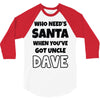 secret santa 3/4 Sleeve Shirt
