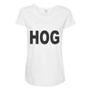hog Maternity Scoop Neck T-shirt