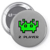 arcade player 2 Pin-back button