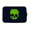 skull pixels t shirt cool funny Laptop sleeve