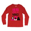 Women's March Hear Our Voice Long Sleeve Shirts