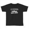 commas save lives t shirt Toddler T-shirt