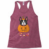 haloween french bulldog Racerback Tank