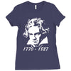 beethoven tribute Ladies Fitted T-Shirt