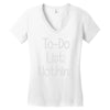 lazy day humour Women's V-Neck T-Shirt