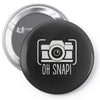 oh snap Pin-back button