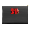 funny techno viking 3, ideal birthday present or gift Accessory Pouches