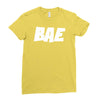 bae funny Ladies Fitted T-Shirt