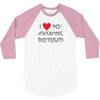 I Love My Boyfriend 3/4 Sleeve Shirt