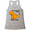 licensed to carry small arms Racerback Tank