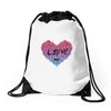 love (4) Drawstring Bags