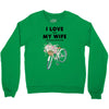 i love when my wife lets me buy another bike Crewneck Sweatshirt