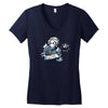 roll for casting heal Women's V-Neck T-Shirt