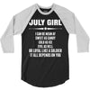 Super July Girl 3/4 Sleeve Shirt