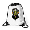 zombi hop hop Drawstring Bags