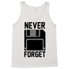 never forget floppy disk Tank Top