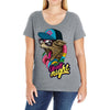 up all night cat Ladies Curvy T-Shirt
