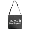 One More Beer Please Adjustable Strap Totes