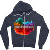 bad smoke Zipper Hoodie