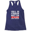 the notorious conor mcgregor fookin nuttin Racerback Tank