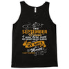 I'm a september woman I was born with my heart Tank Top