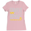 forwar ever backwards never Ladies Fitted T-Shirt