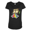 vomit camera Maternity Scoop Neck T-shirt