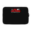 i love my girlfriend Laptop sleeve