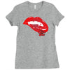 bite me Ladies Fitted T-Shirt