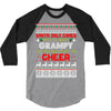 santa only comes once a year grampy is always here to cheer 3/4 Sleeve Shirt