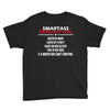 Smartass February Girl Youth Tee