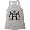 big tough gorilla musculine Racerback Tank