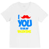 moustache you to be my valentine V-Neck Tee