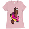 stickers Ladies Fitted T-Shirt