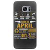 Born April  Multitasking Problem Solving Tees Samsung Galaxy S7 Edge